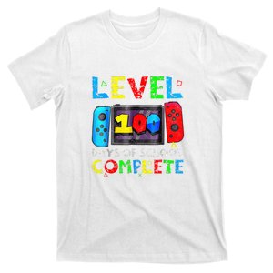 Level 100 Days Of School Complete Gamer Video Games Boy T-Shirt