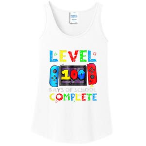 Level 100 Days Of School Complete Gamer Video Games Boy Ladies Essential Tank