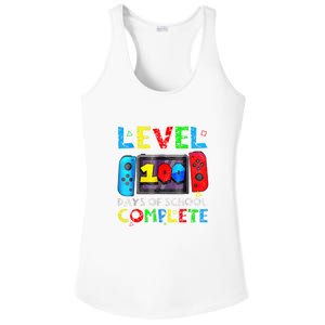 Level 100 Days Of School Complete Gamer Video Games Boy Ladies PosiCharge Competitor Racerback Tank