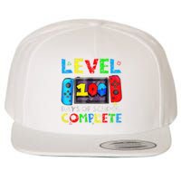 Level 100 Days Of School Complete Gamer Video Games Boy Wool Snapback Cap