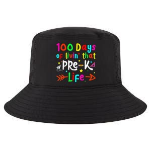 Living 100 Days Of School Pre K Life Teachers Cool Comfort Performance Bucket Hat