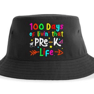 Living 100 Days Of School Pre K Life Teachers Sustainable Bucket Hat