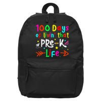 Living 100 Days Of School Pre K Life Teachers 16 in Basic Backpack