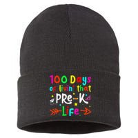 Living 100 Days Of School Pre K Life Teachers Sustainable Knit Beanie