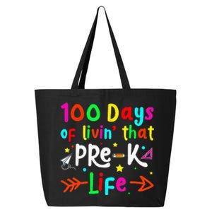 Living 100 Days Of School Pre K Life Teachers 25L Jumbo Tote