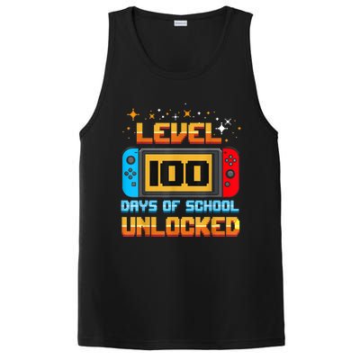 Level 100 Days Of School Unlocked Gamer Funny 100th Day. PosiCharge Competitor Tank