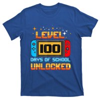 Level 100 Days Of School Unlocked Gamer Funny 100th Day. T-Shirt