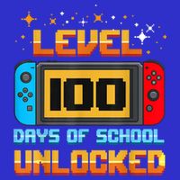 Level 100 Days Of School Unlocked Gamer Funny 100th Day. Bag
