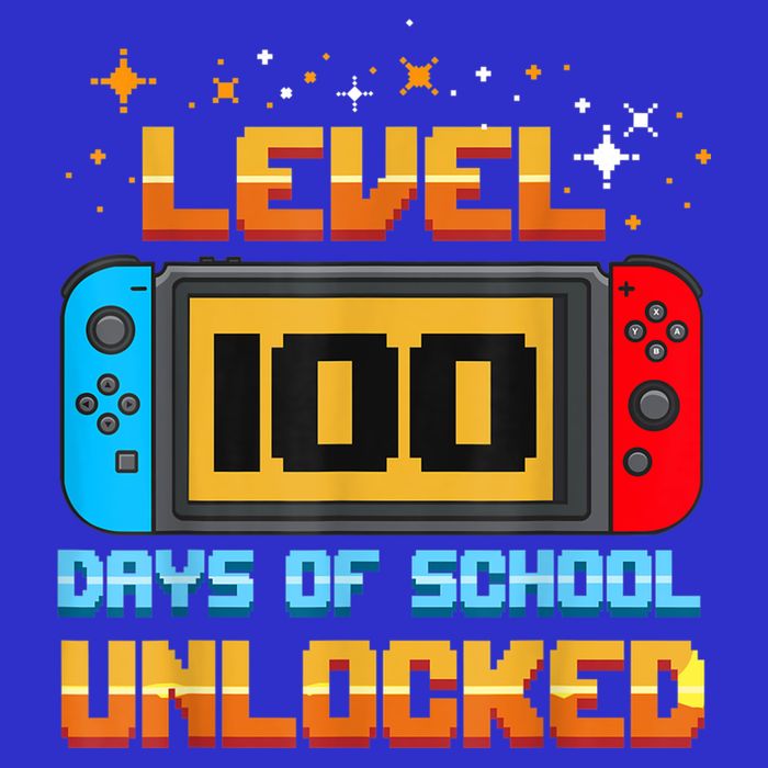 Level 100 Days Of School Unlocked Gamer Funny 100th Day. Bag