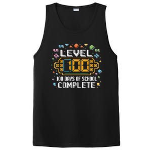 Level 100 Days Of School Complete Funny Gamer PosiCharge Competitor Tank