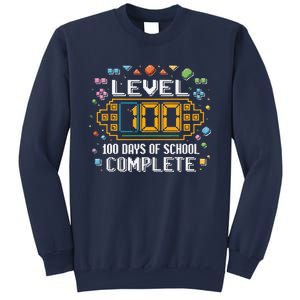 Level 100 Days Of School Complete Funny Gamer Sweatshirt