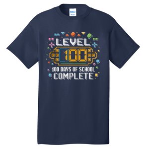 Level 100 Days Of School Complete Funny Gamer Tall T-Shirt