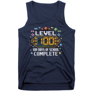 Level 100 Days Of School Complete Funny Gamer Tank Top