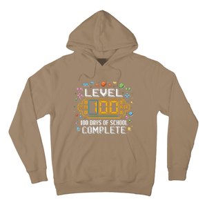 Level 100 Days Of School Complete Funny Gamer Hoodie