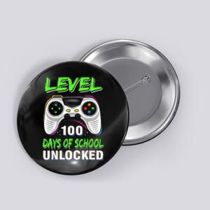 Level 100 Days Of School Unlocked Gamer Video Games Button