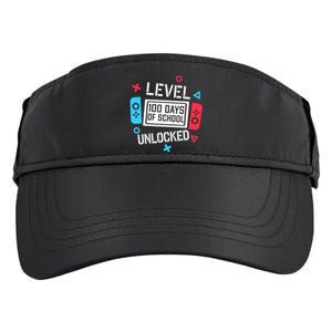 Level 100 Days Of School Unlocked Gamer Video Games Boy Adult Drive Performance Visor