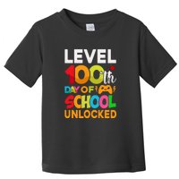 Level 100 Days Of School Unlocked Gamer Video Games Toddler T-Shirt