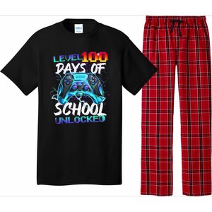 Level 100 Days Of School Unlocked Gamer Pajama Set