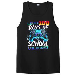 Level 100 Days Of School Unlocked Gamer PosiCharge Competitor Tank