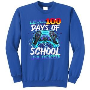 Level 100 Days Of School Unlocked Gamer Sweatshirt