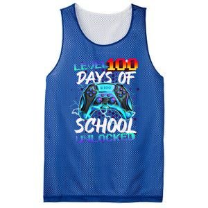 Level 100 Days Of School Unlocked Gamer Mesh Reversible Basketball Jersey Tank