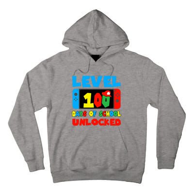 Level 100 Days Of School Unlocked Video Games Tall Hoodie