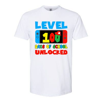 Level 100 Days Of School Unlocked Video Games Softstyle CVC T-Shirt