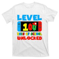 Level 100 Days Of School Unlocked Video Games T-Shirt