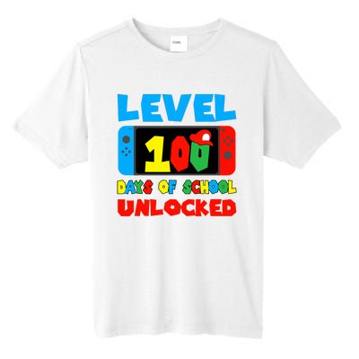 Level 100 Days Of School Unlocked Video Games Tall Fusion ChromaSoft Performance T-Shirt