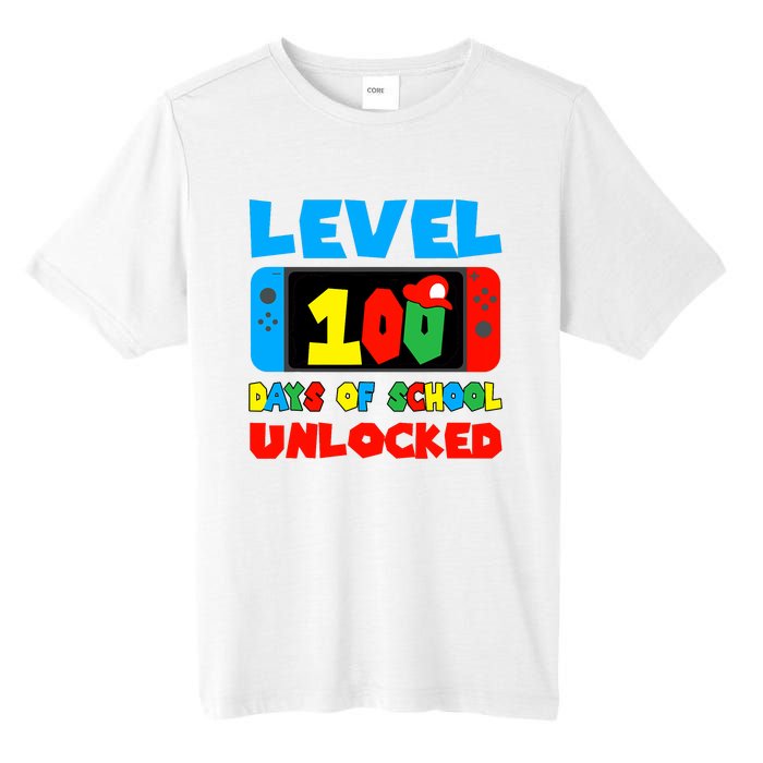 Level 100 Days Of School Unlocked Video Games Tall Fusion ChromaSoft Performance T-Shirt