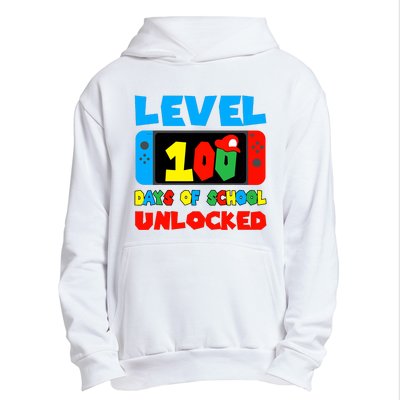 Level 100 Days Of School Unlocked Video Games Urban Pullover Hoodie