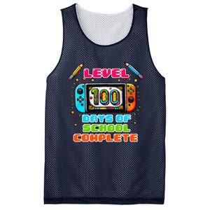 Level 100 Days Of School Complete Mesh Reversible Basketball Jersey Tank