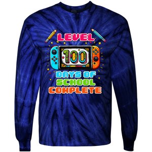 Level 100 Days Of School Complete Tie-Dye Long Sleeve Shirt