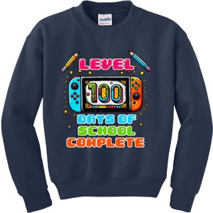 Level 100 Days Of School Complete Kids Sweatshirt