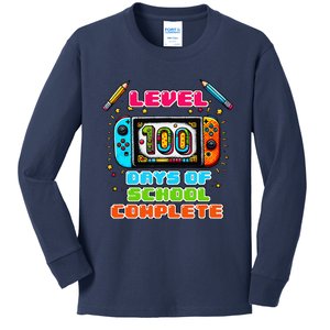 Level 100 Days Of School Complete Kids Long Sleeve Shirt