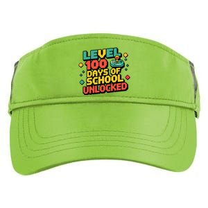 Level 100 Days Of School Unlocked Gamer Adult Drive Performance Visor