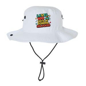 Level 100 Days Of School Unlocked Gamer Legacy Cool Fit Booney Bucket Hat