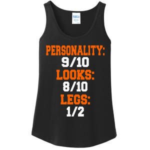 Legs 12 Funny Leg Amputee Prosthetic Surgery Humor Graphic Ladies Essential Tank