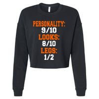 Legs 12 Funny Leg Amputee Prosthetic Surgery Humor Graphic Cropped Pullover Crew