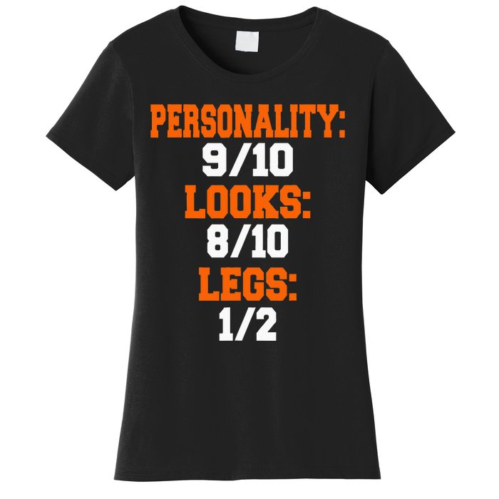 Legs 12 Funny Leg Amputee Prosthetic Surgery Humor Graphic Women's T-Shirt