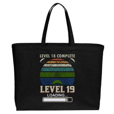 Level 18 Gamer Cotton Canvas Jumbo Tote