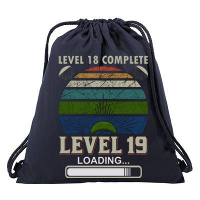 Level 18 Gamer Drawstring Bag