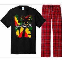 Love 1865 Juneteenth Pride Black Black Queen & King Pajama Set