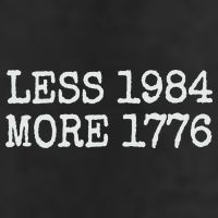 Less 1984 More 1776 Freedom Usa Save America Constitution T Adult Drive Performance Visor