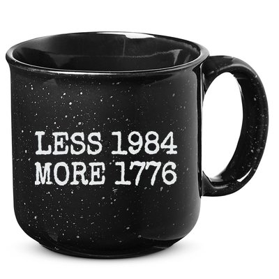 Less 1984 More 1776 Freedom Usa Save America Constitution T 15oz Campfire Ceramic Mug