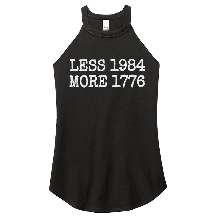 Less 1984 More 1776 Freedom Usa Save America Constitution T Women's Perfect Tri Rocker Tank