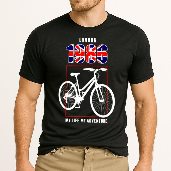 London 1986 My Life My Adventure Cooling Performance Crew T-Shirt