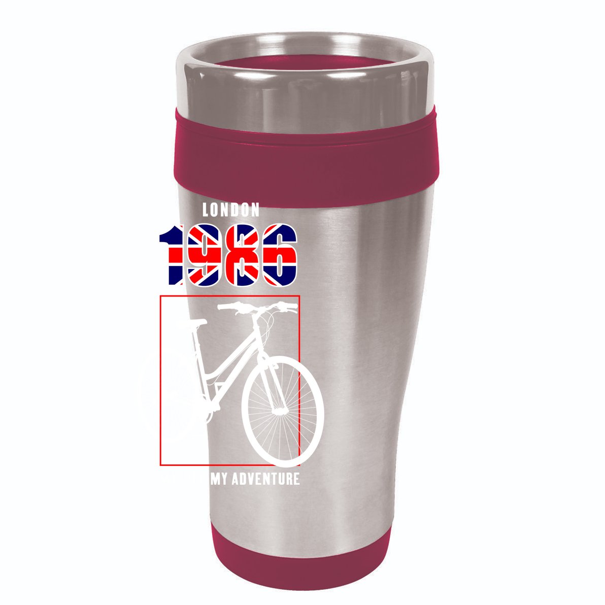 London 1986 My Life My Adventure 15oz Campfire Ceramic Mug