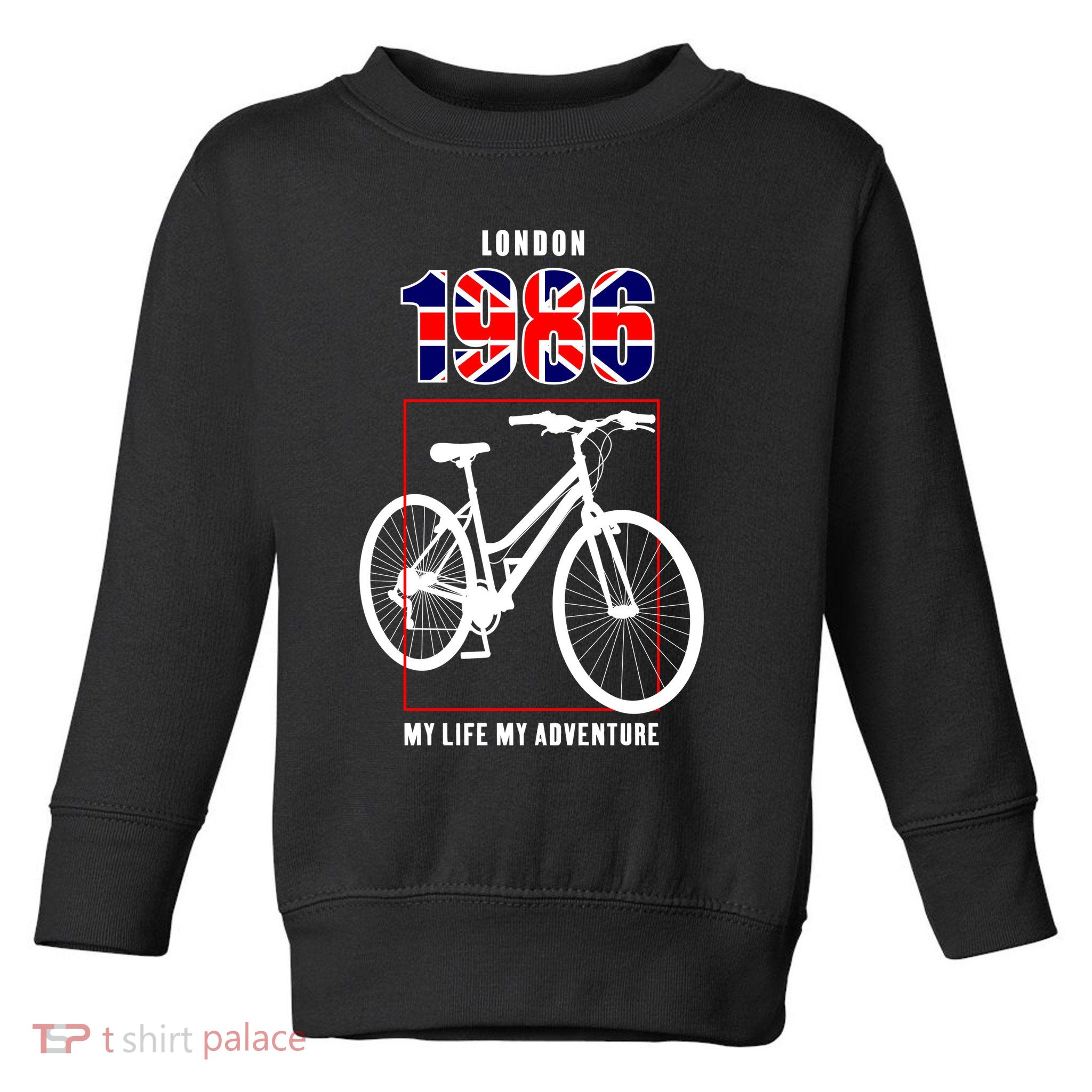 London 1986 My Life My Adventure Toddler Sweatshirt