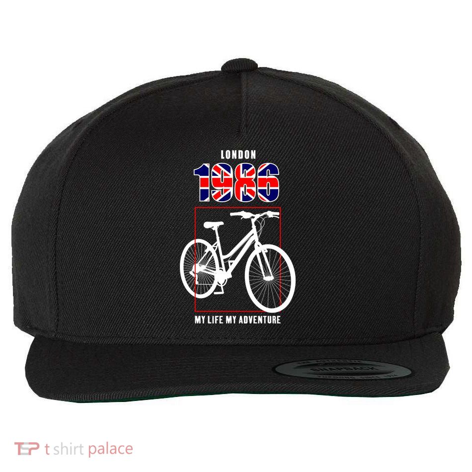 London 1986 My Life My Adventure Wool Snapback Cap